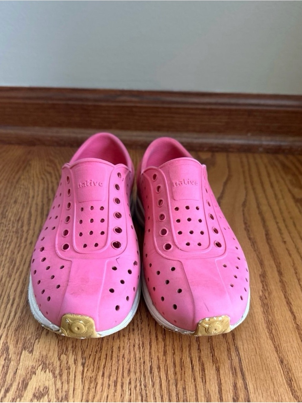 Native Robbie Shoes Girls Size 13C Pink